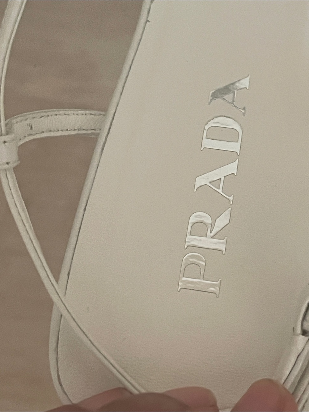 Prada white Modellerie kitten toe heel pump size 39 - Picture 9 of 9
